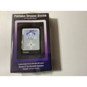 iSound 2 Go Portable Speaker System for Slice MP3 Player Black
